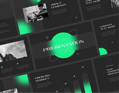 Pitch Deck / Presentation Design branding concept design design pitch deck powerpoint presentation vector