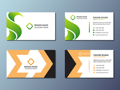 Corporate Business Card Design 2021 brand identity branding branding designer business card card design carding design illustration logo logo inspiration logo maker ui vector visiting card