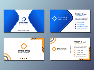 Corporate Business Card Design 2021 brand identity branding branding designer design illustration logo logo inspiration logo maker ui vector