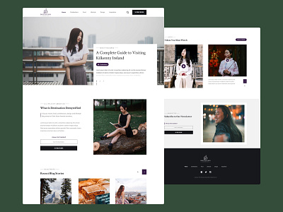 DD | An Elegant & Attention Grabbing Blog architecture asian asian female blog clean design landing page lifestyle luxury minimal solo asian female travelers travel ui ux web design website
