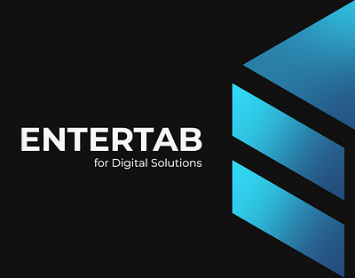 Rebranding for " ENTERTAB " brand identity branding company company identity digital company digital solutions graphic design identity illustrator logo pattren photoshop typography