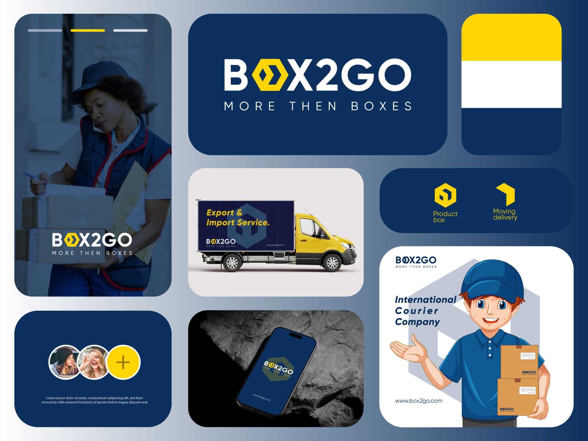 Example of Travel Furniture Logistic Apparel Logo 