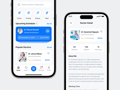 Health & Medical App app broker clinic design ehr health healthcare insurance ios management medical medtech mobile pmr product design software telemedicine uhr ui uxdesign