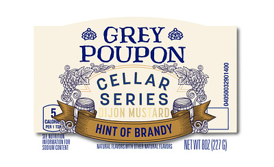 Grey Poupon Labels Illustrated by Steven Noble artwork branding design engraving etching grey poupon illustration line art pen and ink scratchboard steven noble woodcut