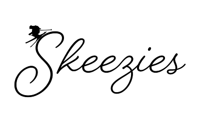 "Skeezies" Logo Design 2d art black and white brand brand identity branding business company design illustration logo minimalism simplicity typography