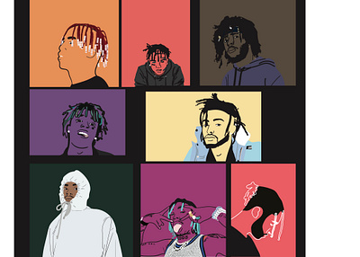 Rapper Collage