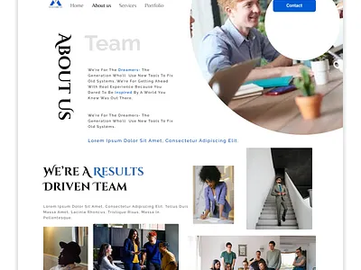 About us about about us aboutpage aboutus digital agency geometric geometry home home page landing page landing page design typography ui user experience design user experience of about us uxabout