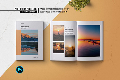 Photobook Portfolio elegant minimal modern portfolio photo album photobook photobook portfolio photography magazine photography portfolio photoshop template porfolio