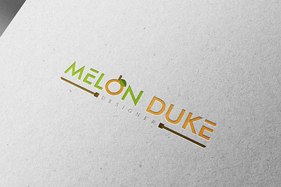 BRAND LOGO OF MELON DUKE branding design graphic design icon illustration logo typography vector