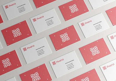 Corp. ID Research on Pixana branding design grid logo logodesign monogram