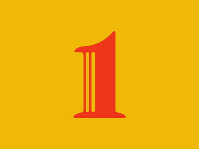 36 Days of Type: 1 1 36 days of type color design font design numbers numerals type type design typography vector