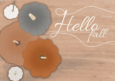 Hello Fall illustration -2021 automne automne illustration autum illustration autumn calligraphy citrouille design design graphique designer graphique designer portfolio fall fall illustration graphic design graphic designer halloween hello autumn hello fall illustration pumkin pumpkin