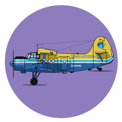 1957 ANTONOV AN-2 “ANNIE / ANNUSHKA” avation illustration plane