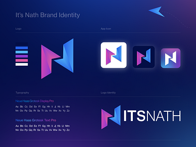 Project 5 - Logo Identity & App Icon app branding design icon identity illustration its nath itsnath logo typography ui ux vector website