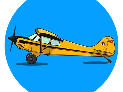 Aviat Husky A-1B avation illustration plane