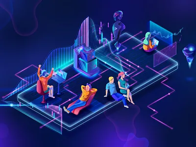 Isometric character design ai artwork character design design figure flat art graphic design illustration vector