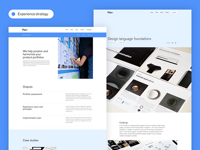 Plan - Experience Strategy web agency web design agency web design company web developer web development website website design website launch wordpress