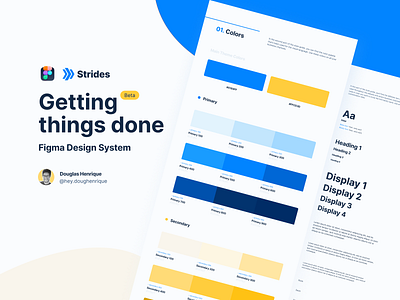 Getting Things Done - Figma Design System (free) design system figma landing page ui style guide template ui kit website design website template