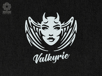 Beautiful Valkyrie Logo beautiful branding logo norse valkyrie ragnarok valkyrie valkyrie legend valkyrie mythology viking wings women
