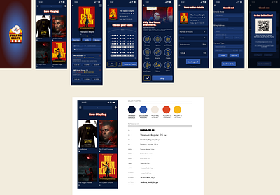 TheatrSeatr App app art branding canva design figma graphic design logo movie product project seating theater typography ui uidesign user user centered design ux uxdesign