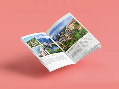 Luxury Brochure Design brochure clean design minimal travel typography white