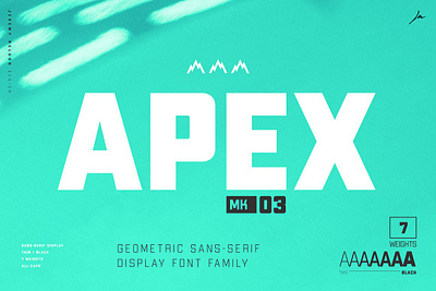 Apex Mk3 app branding design icon illustration logo typography ui ux vector