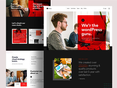 Creative Agency agency branding business corporate creative design graphic design minimal startup ui we