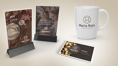 Maria Nuts - Alimentação Saudável branding brasil brazil design florianopolis florianopolis floripa logo logotipo logotype