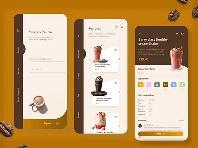 Drinks Order App branding dailyui design dribbble graphic design india new prototype ui uidesign userinterface ux