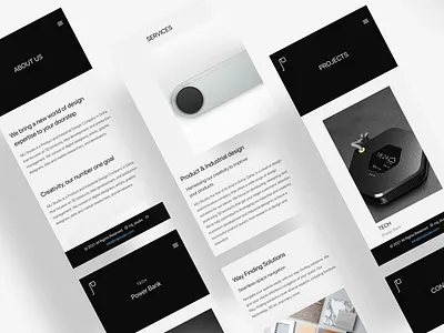 MIJ-Studio (Mobile Responsive) 3d clean clean design minimal minimal design minimalist mobile design mobileui modern studio design ui ui design uiux ux