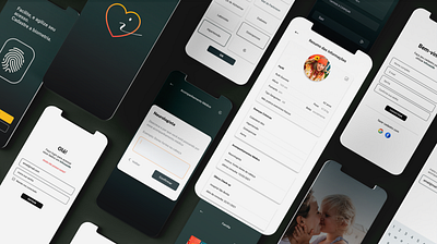 Infosaúde app branding figma mockup ui ux