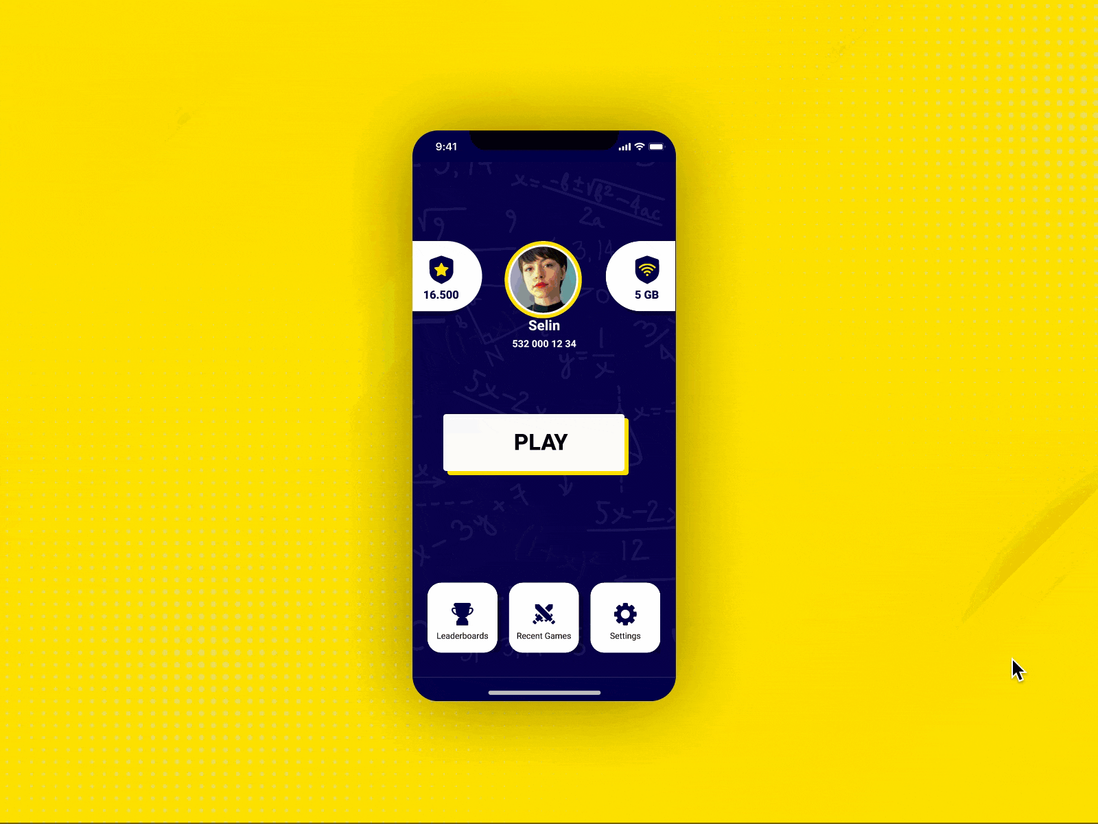 Math Game animation app design figma game math micro interaction mobile app motion graphics smart animate ui