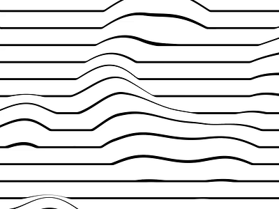 motion graphics loop abstract animation art background black clean design line loop motion graphics simple visual wave white