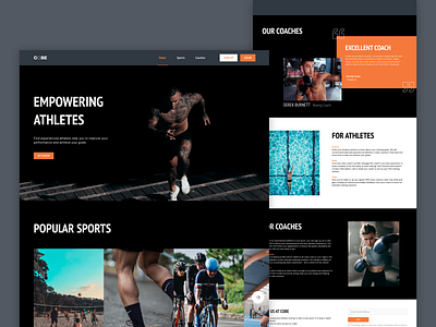 Cobe - Book coaching sessions with athletes booking ux design visual design