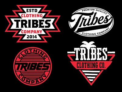 Tribes apparel branding design graphic graphic design illustration logo type vector