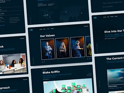 liquidfish / Website Screens branding design agency oklahoma city portfolio website ui ux web design website