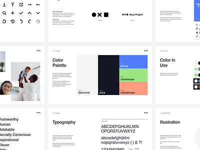 Brand Refresh of Noun Project branding design figma lingo noun project product design style guide styleguide ux visual design visual language