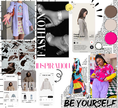 MOODBOARD design graphic design illustrator moodboard