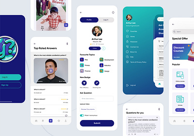 Y App Design app clean convrtx design gradient interface minimal mobile app modern peace product design typography ui uiux unique ux versatile