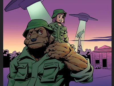 "The Protector" Scene Artwork