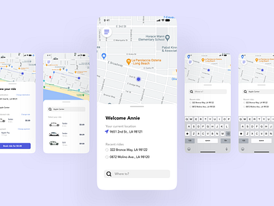 Rideshare App adobexd dailyui design mobile rideshare ui ux xddailychallenge