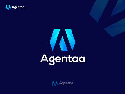 A Letter Mark / Agentaa Logo agencylogo alettermark beautiful brandidentity branding businesslogo creative creativelogo dribble eyecatching flatlogo graphic design graphicdesigner grkhan logo logodesigner minimallogo modernlogo portfolio professionallogo