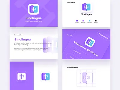 Sinolingua Brand Guidelines app book brand brand design branding chinese educate graphic design guidelines icon illustration logo logo design sinolingua study ui ux web