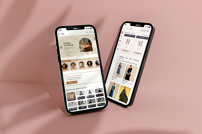 Dress makers club 🥻 app clothing design designer fashion graphic mobile product trend ui ux