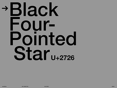 ✦ Black Four-Pointed Star branding design illustration logo ui ux vector web web design webdesign