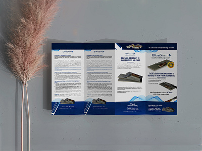 UltraSharp Diamond Sharpeners Brochure Design advertisement brochure brochure design brochure layout brochure mockup brochure template design diamond logo probrochure quality sharp sharpener stone