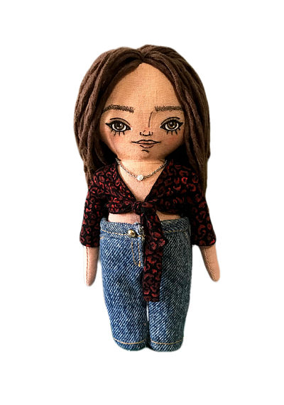 Fernanda character design doll fashion girl textile the pannas toy art woman