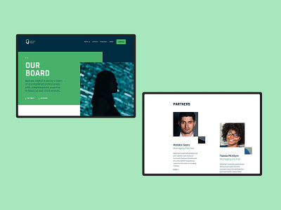 Q Digital - tablet screens branding business corporate design finance investment logo typography ui ux vector wealth management