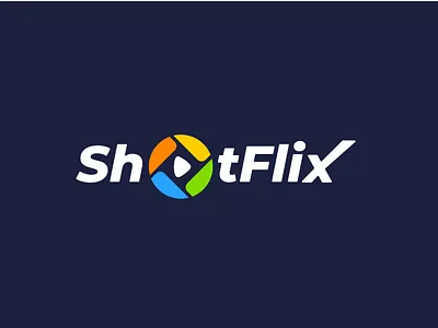Shotflix Logo branding design icon identity design illustration logo logo media media ott ott platform play symbol symbol icon ui vector video webseries