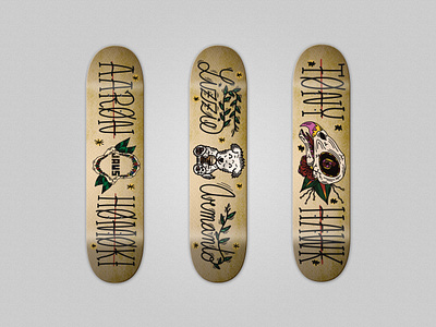 Skate Decks branding graphic design illustration skate skateboarding